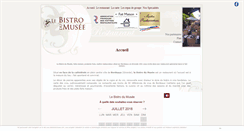 Desktop Screenshot of lebistrodumusee.com